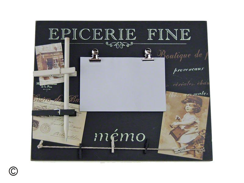 Memoboard Epicerie Fine Landhausstil