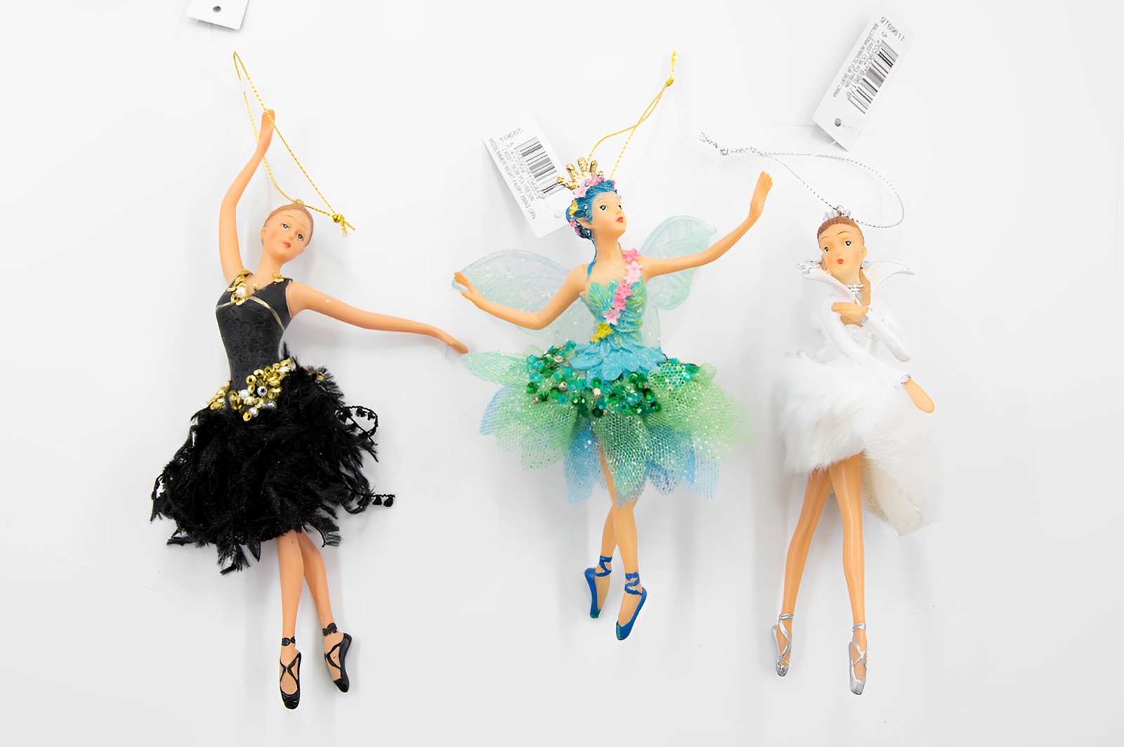 Ballerina 3er Set B-Ware Christbaumschmuck   