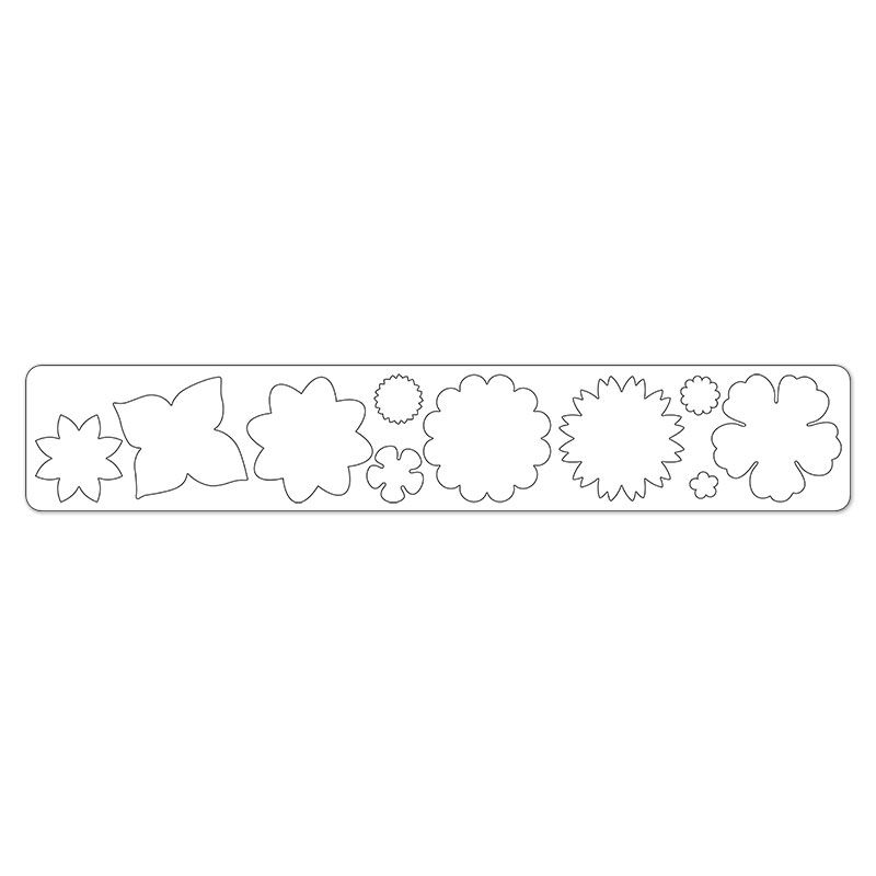 Sizzix Sizzlits Stanze Decorativ Strip Summer Florals