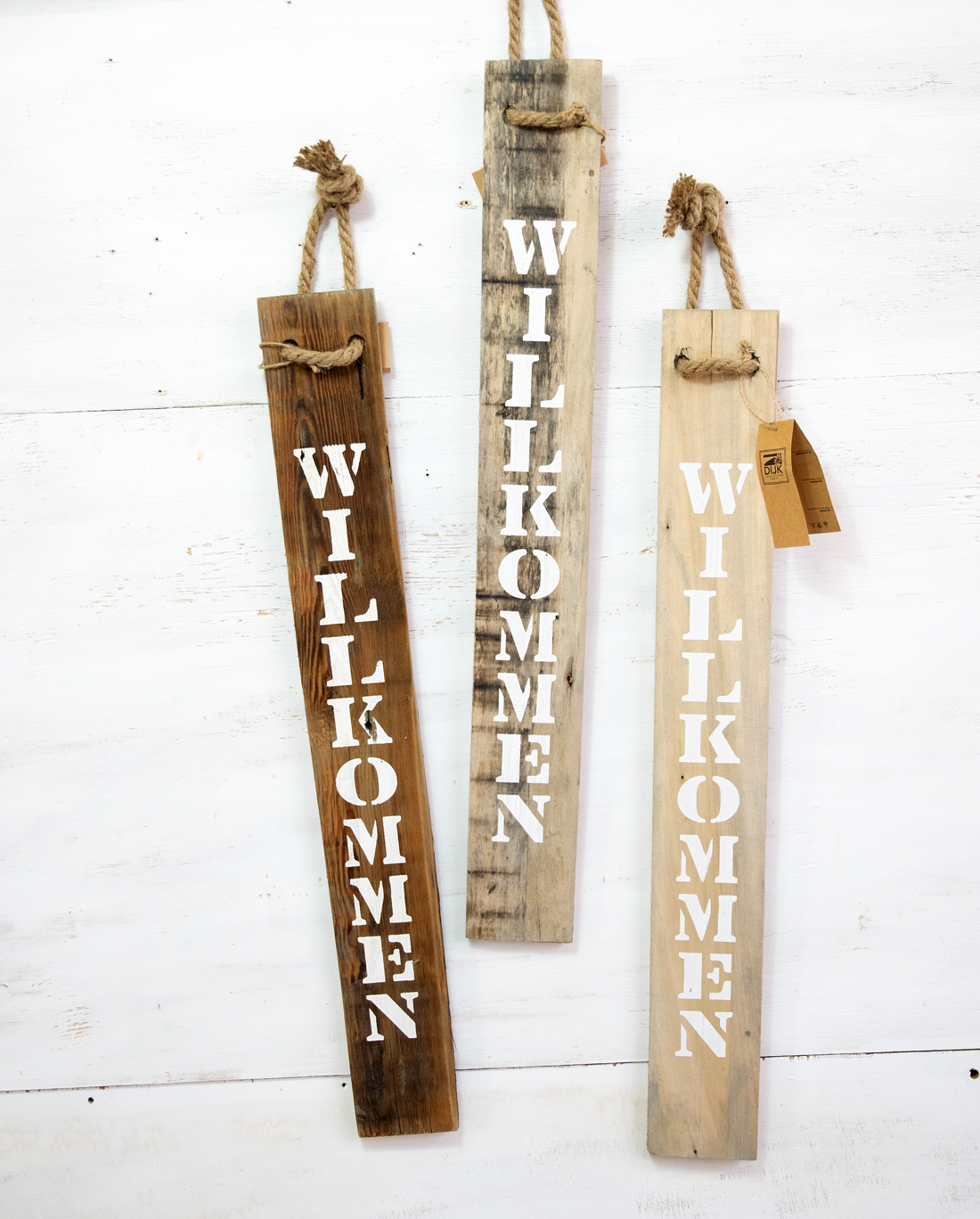 Türschild Willkommen Holz Maritim Landhausstil
