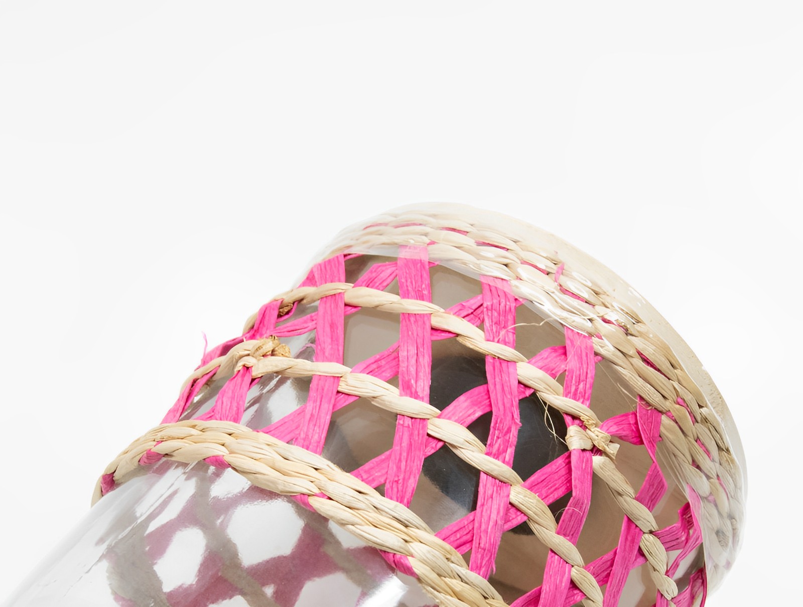 Windlicht pink Landhausstil  