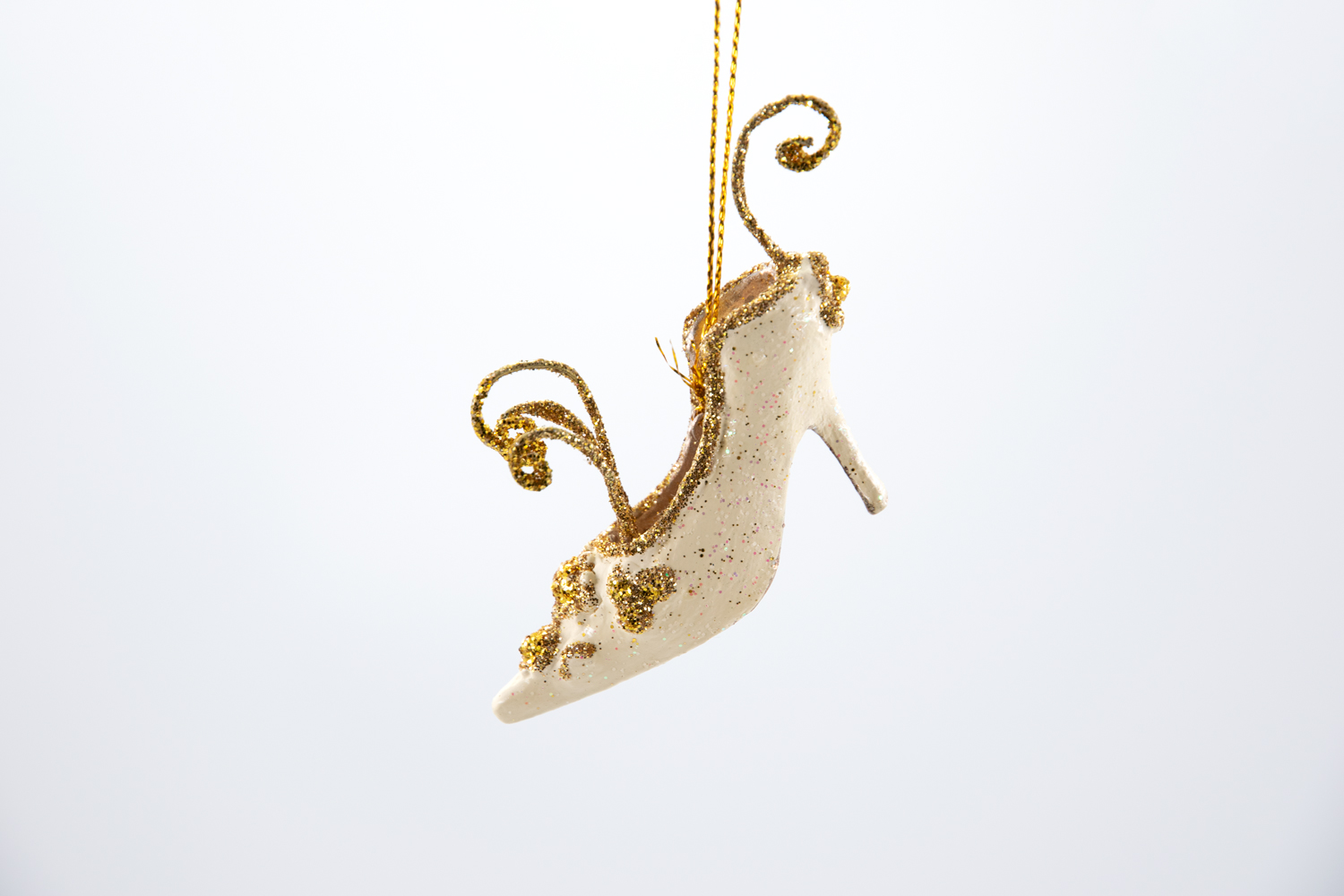 Schuh gold XMAS Christbaumschmuck  