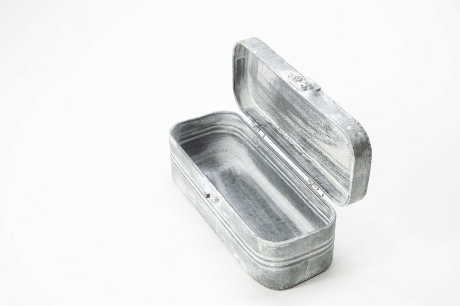 Dose Utensilienbox aus Blech Landhausstil