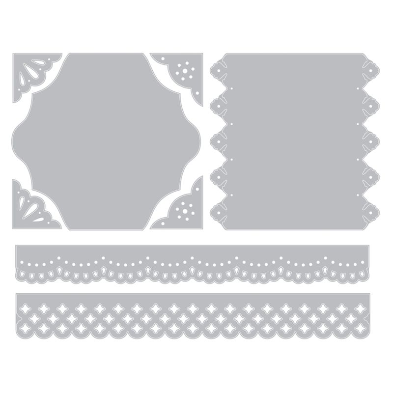 Sizzix Stanze Thinlits Toppers Borders & Corners