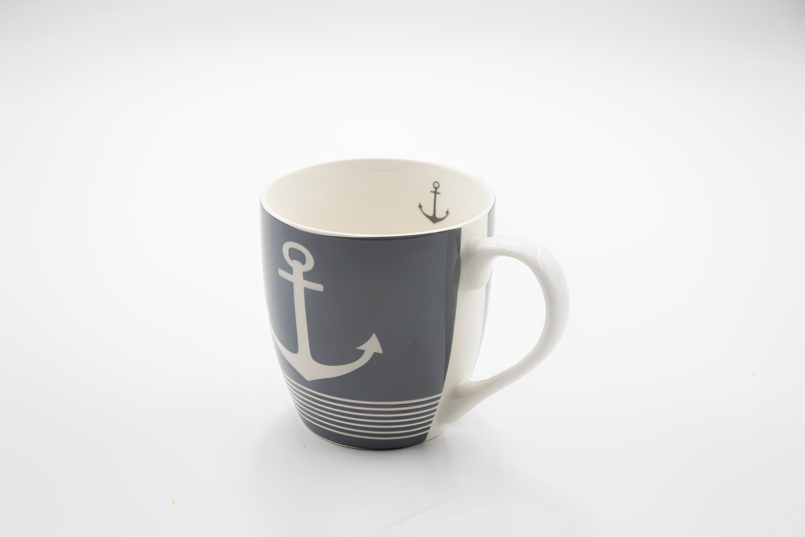 Kaffeetasse Becher Tasse  Jumbobecher Keramik 400ml Föhr Maritim  