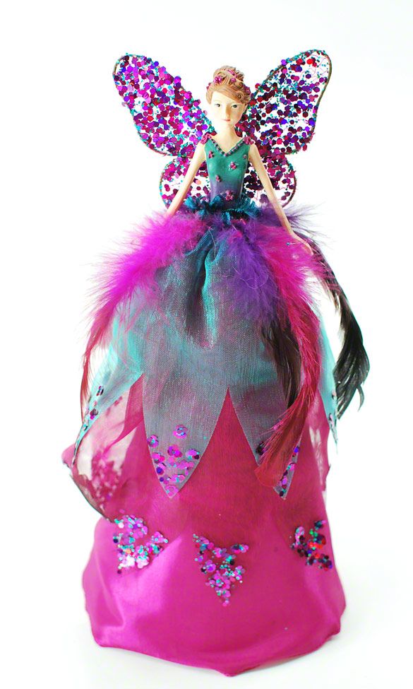 Peacock Fuchsia Christbaumspitze