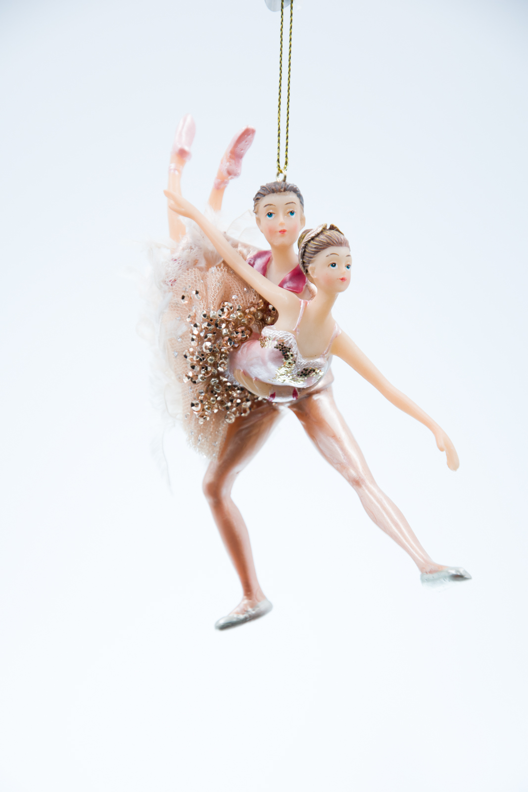 Goodwill Fluffy Ballet Couple Tanzendes Paar Christbaumschmuck