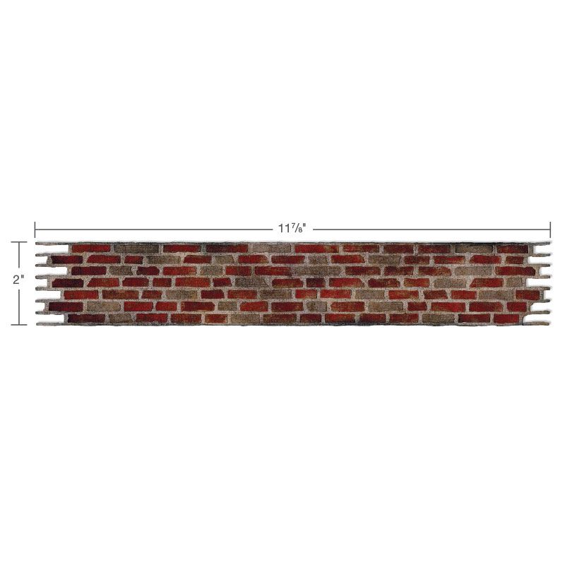 Decorativ Strip Stanze dies Brick Wall