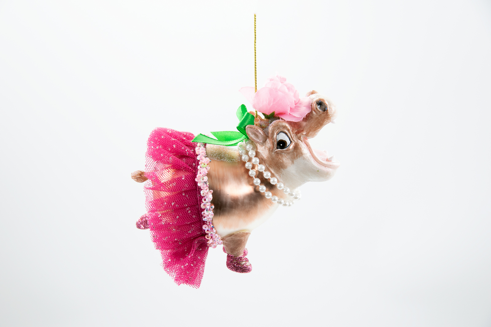 Goodwill Krokodil / Nilpferd Christbaumschmuck