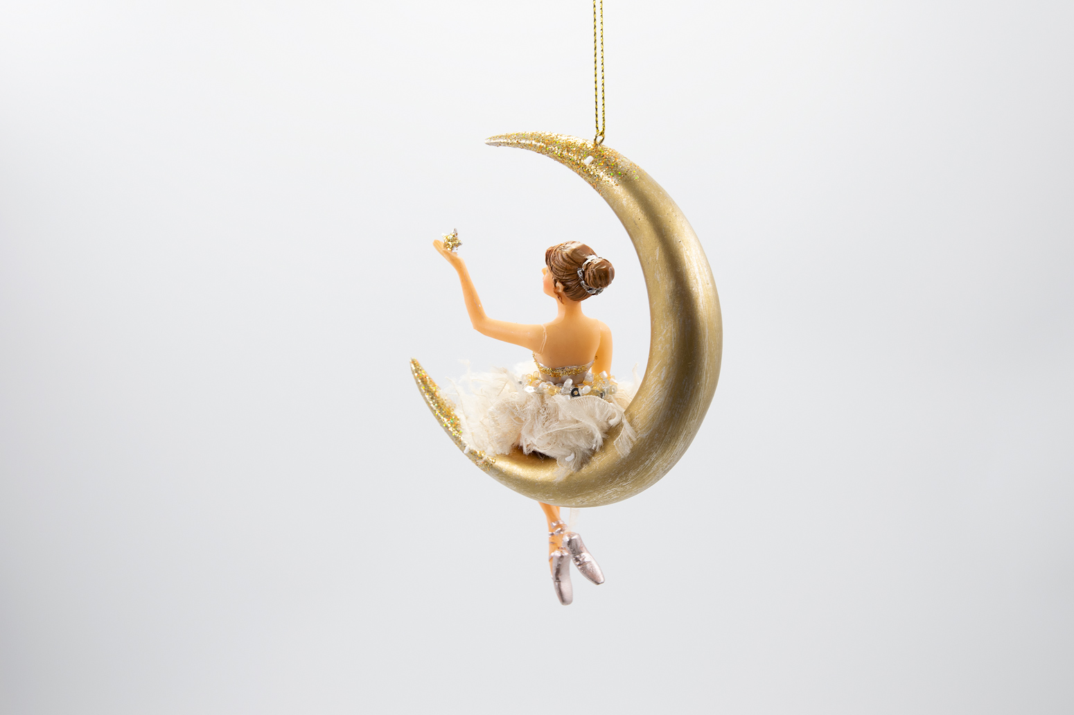 Ballerina auf dem Mond Weihnachtsschmuck