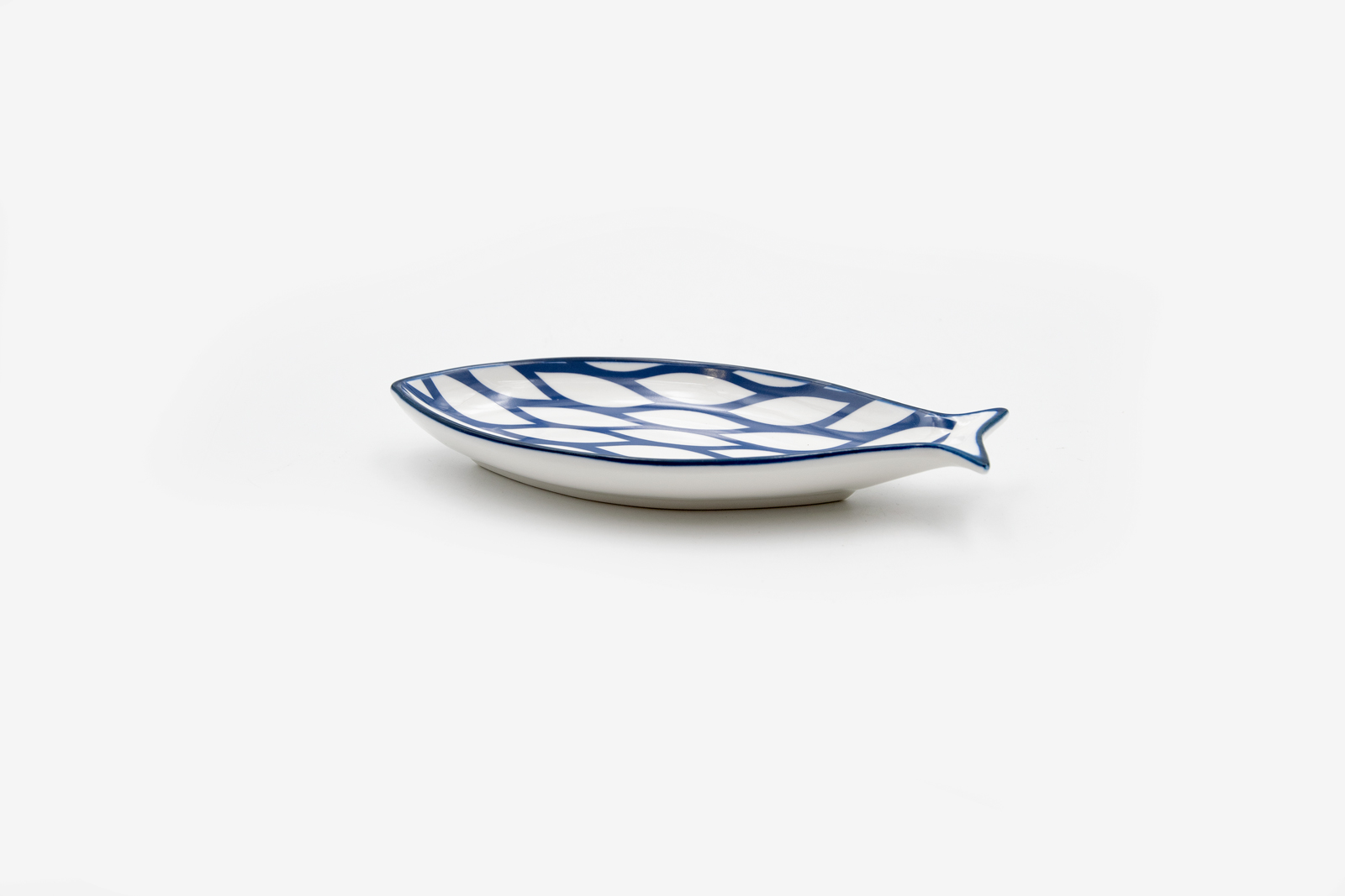 Schale Dipschale Fisch Keramik Landhausstil