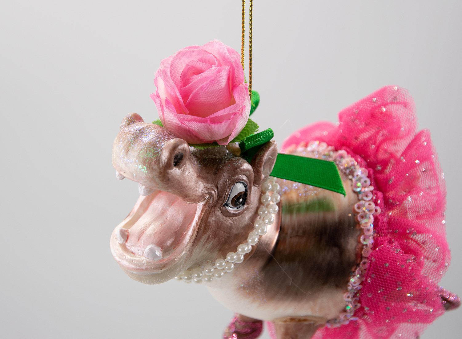 Weihnachtsschmuck Hänger Nilpferd