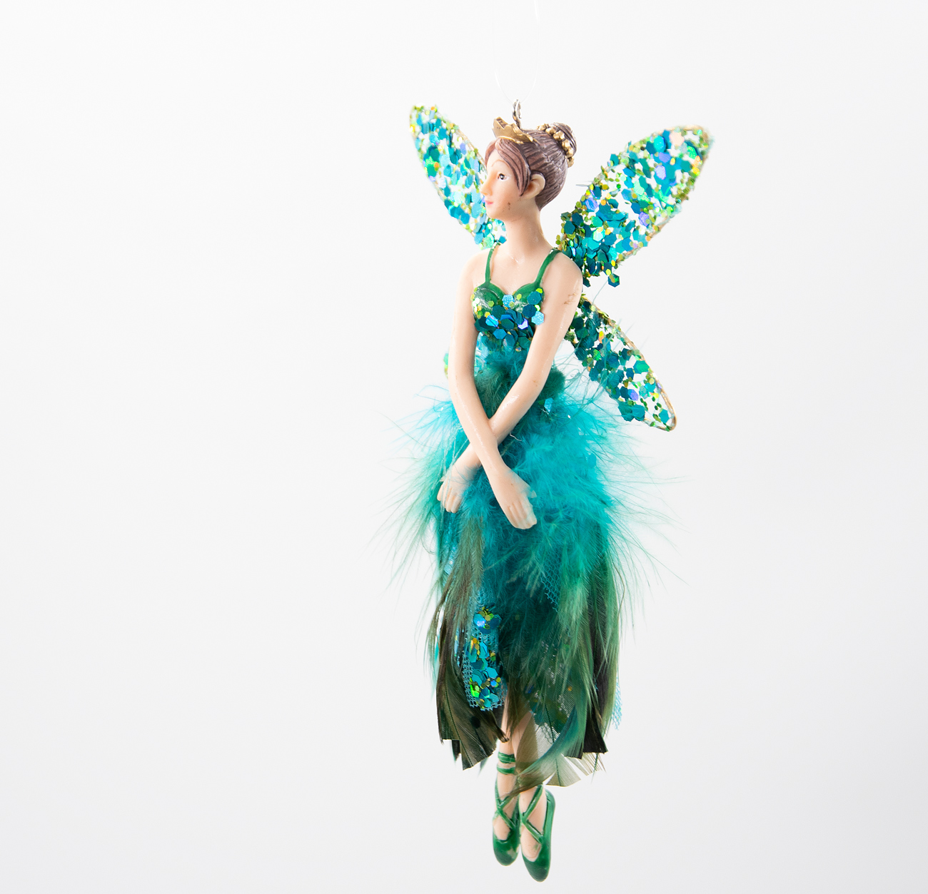 Gisela Graham Peacock Ballerina Weihnachtsschmuck