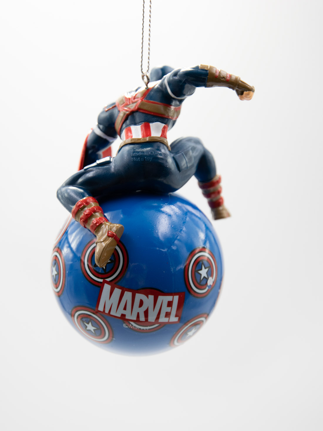 Kurt S. Adler Captain America Marvel Kugel Chistbaumschmuck 
