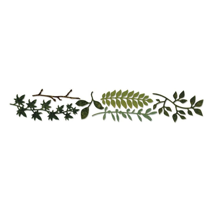 Sizzix Sizzlits Stanze Decorativ Strip Spring Greenery