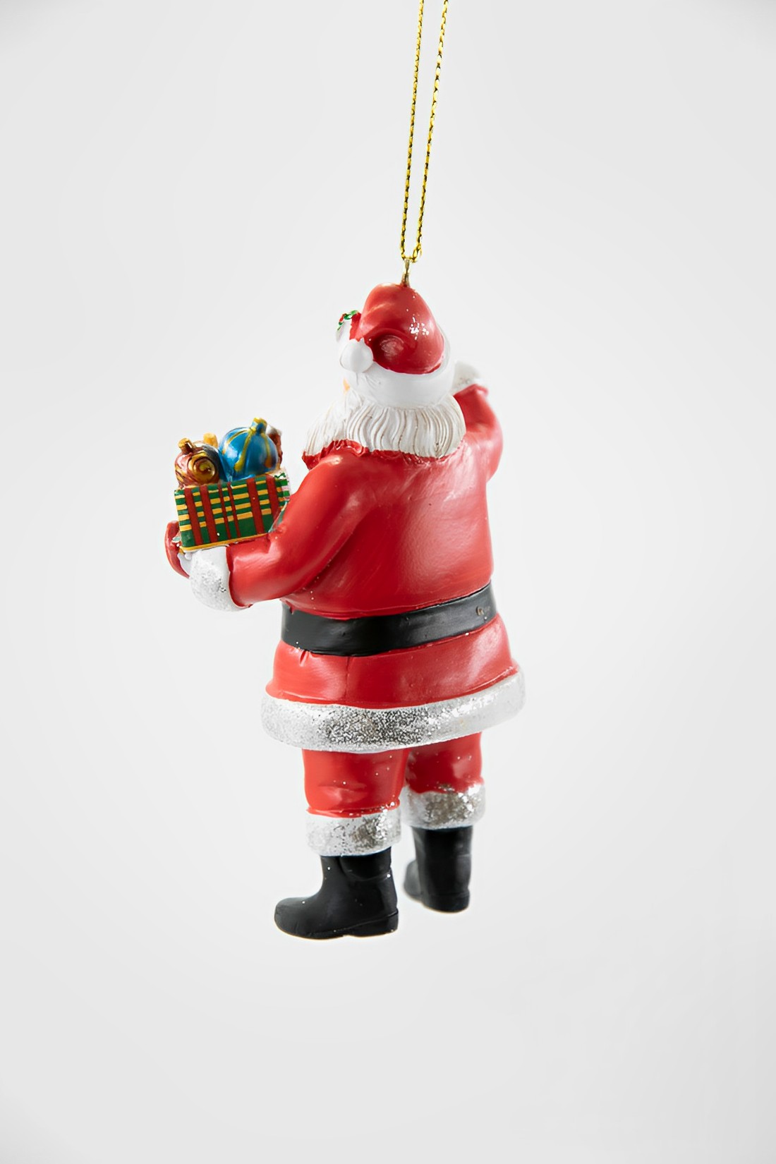 Kurt S. Adler Santa mit Christbaumkugeln Weihnachtsschmuck 