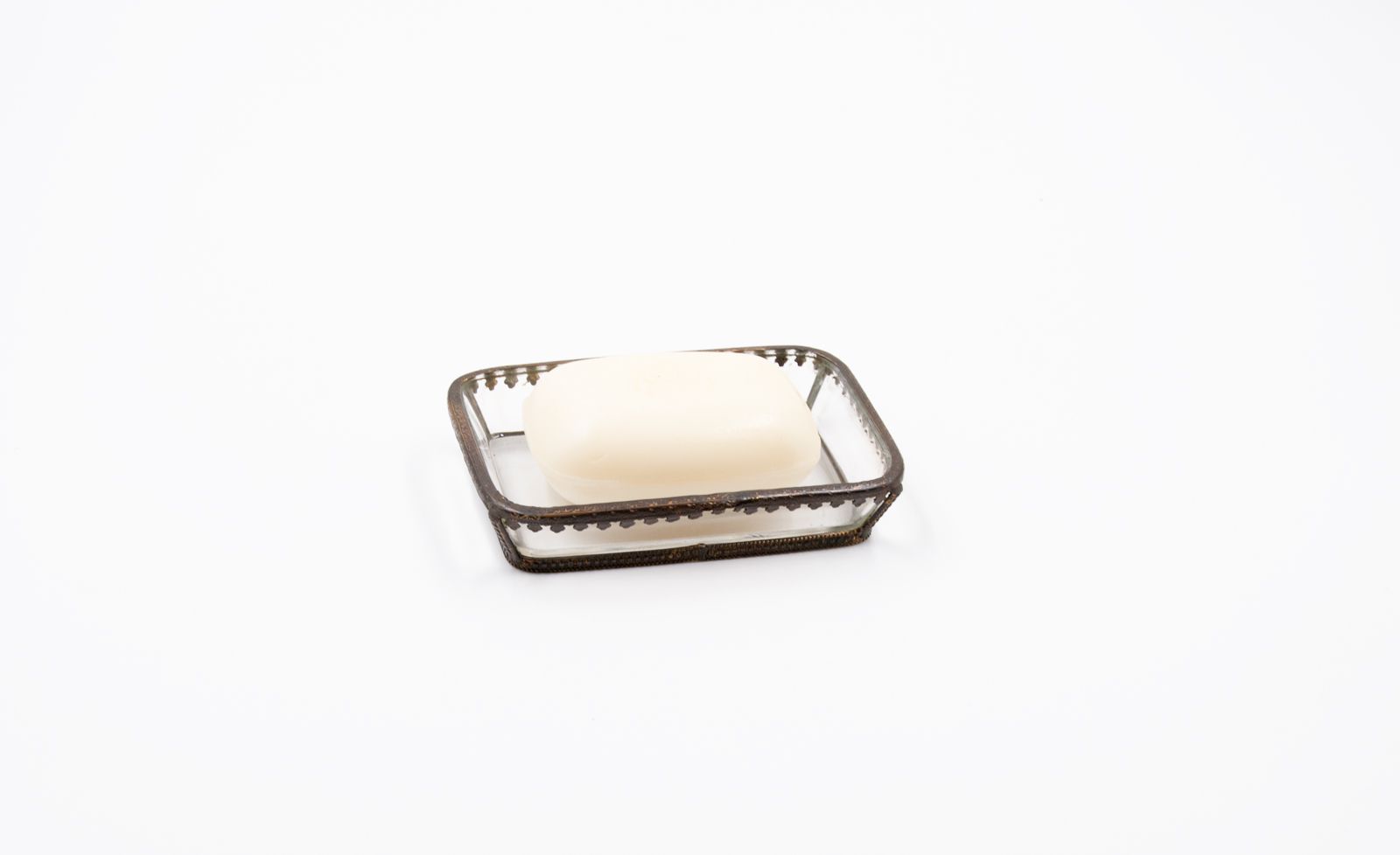Seifenschale Glas Savon Landhausstil