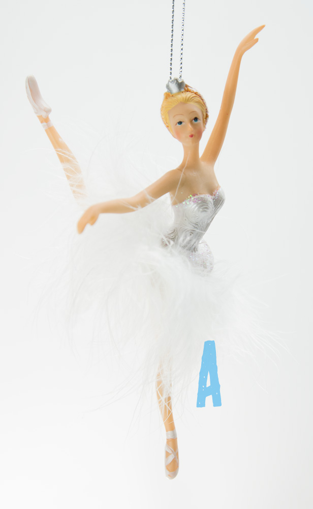 A&G Ballerina Tänzerin Christbaumschmuck 