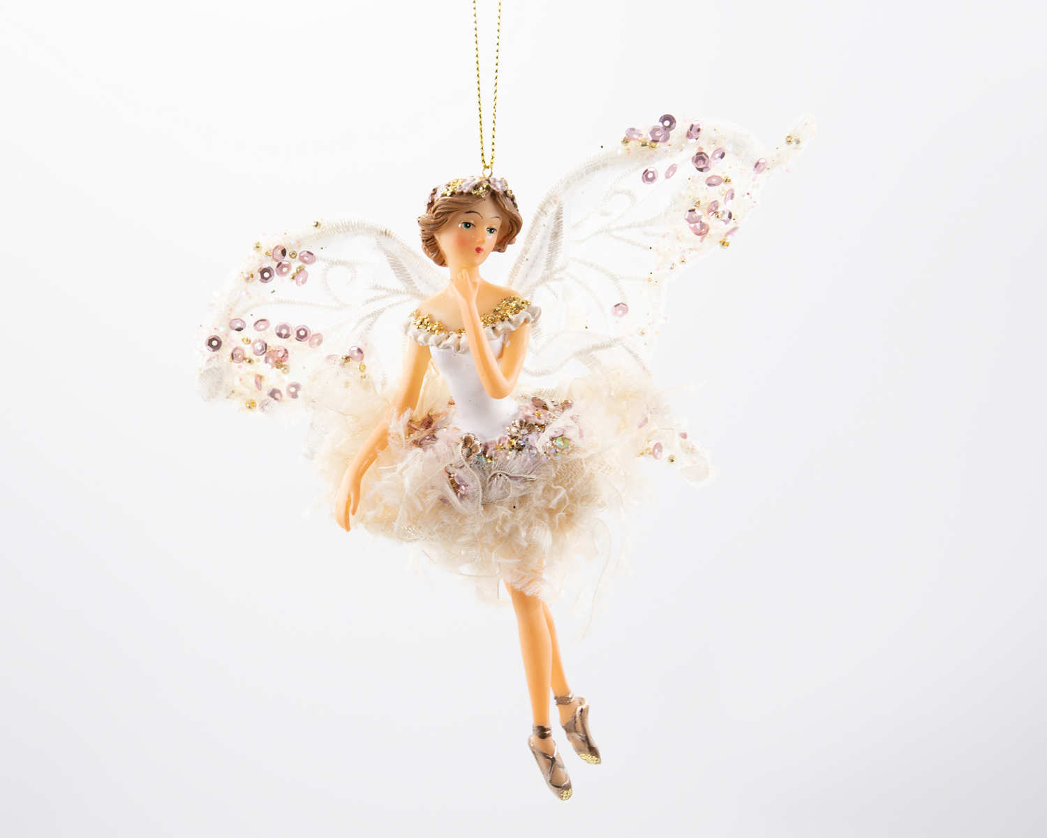 Good Will Lace Wing Ballerina Christbaumschmuck
