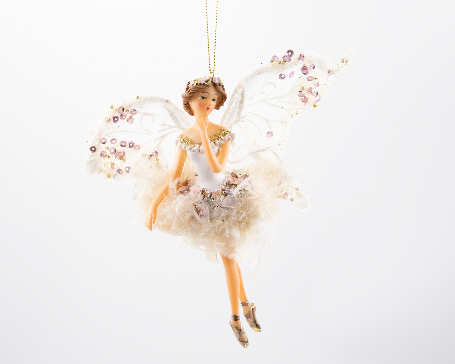 Good Will Lace Wing Ballerina Christbaumschmuck