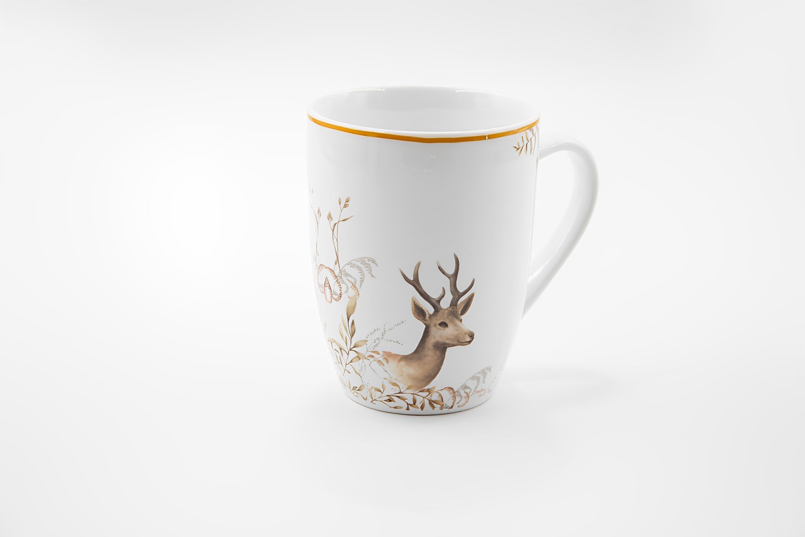 Hirsch Kaffeetasse Becher Tasse Hirsch Maria Porzellan 330ml Landhausstil